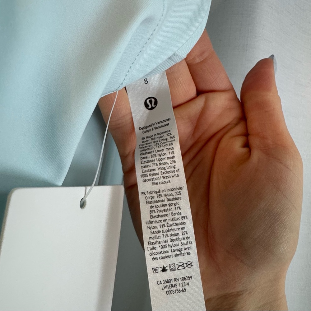 lululemon athletica Light Blue Backless Tank Dress - Picture 4 of 5